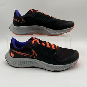 Mens Size 10.5 Nike Air Zoom Pegasus 38 Shield Black Orange Running DC4073 003